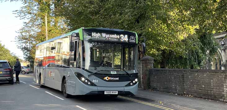 Carousel Alexander Dennis Enviro200MMC 451